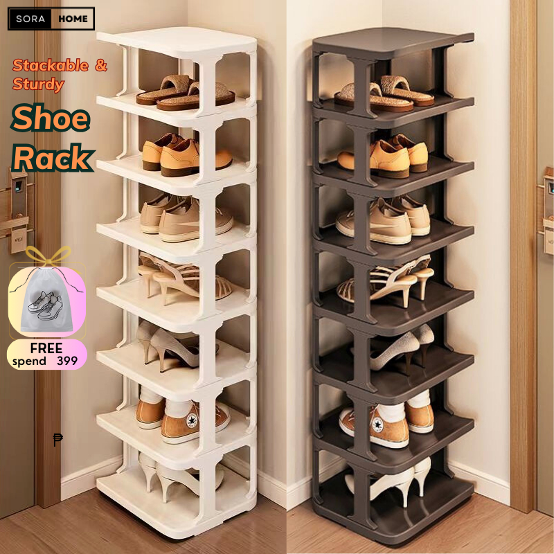 9 Layer Folding Sturdy Shoe Rack Multitier Storage Shoe