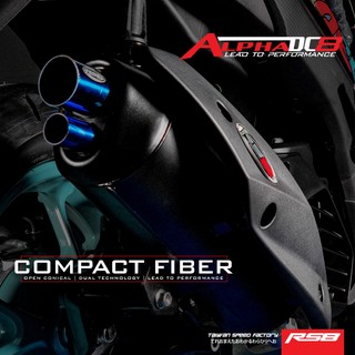 RS8 REINFORCED ALPHA DC8 OPEN CONICAL PIPE NMAX/AEROX 155cc-215cc ...