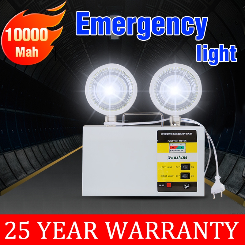 emergency lamp 10000mAh rechargeable twinhead 24H emergency light