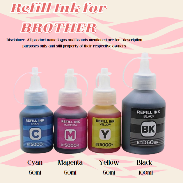 Refill Ink for BR OTHER Printer T300 T310 T500W T510W T700 T710W T800W ...