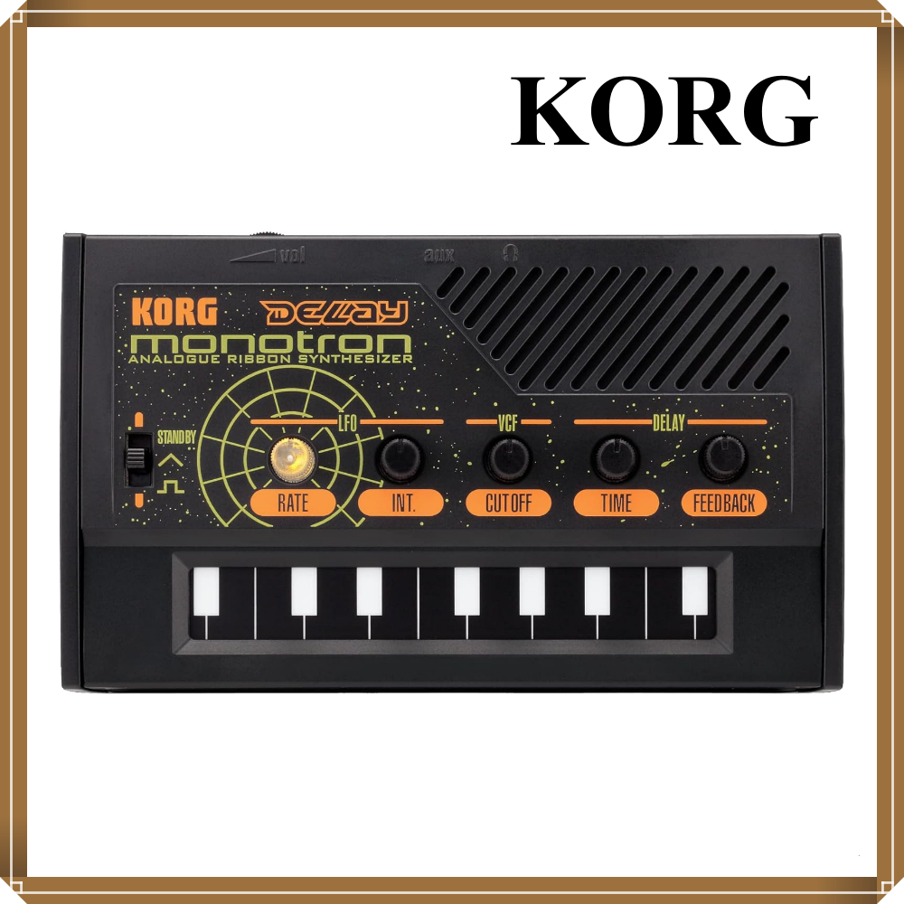 Palmsized analog synthesizer monotron DELAY Simple layout perfect