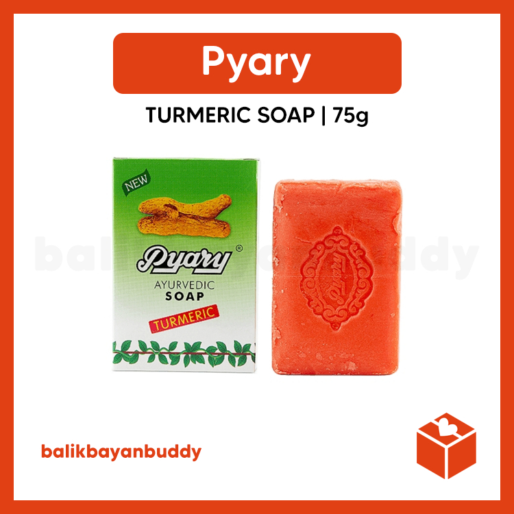 Pyary Whitening Anti Aging Anti Acne Turmeric Soap 75g Shopee Philippines