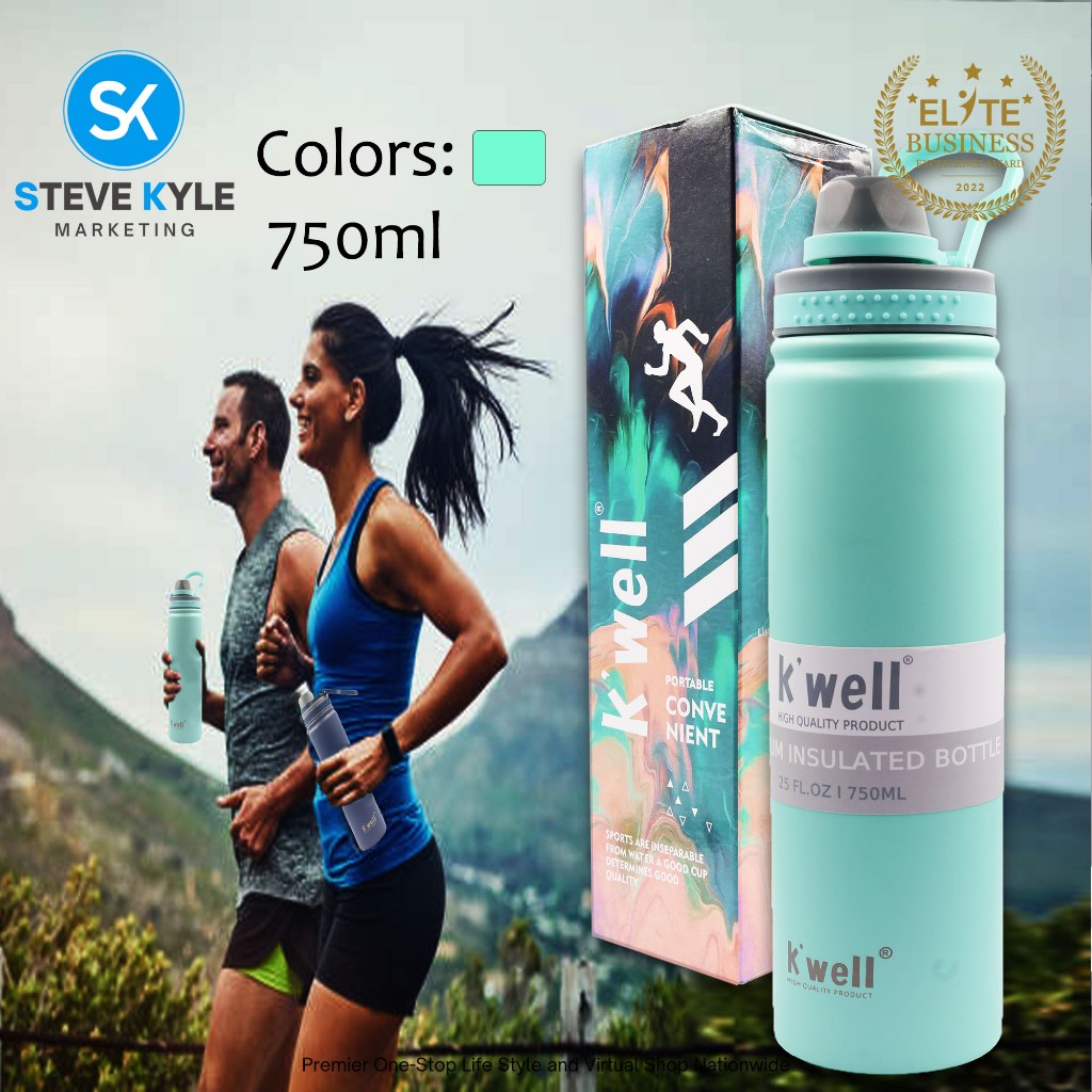 K'well Stainless Steel Vacuum Insulated Tumbler Water Bottle Hot