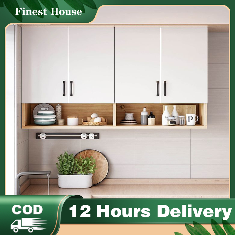 【Thickening】Hanging Cabinet Kitchen Cabinet Wooden Wall Cabinet ...