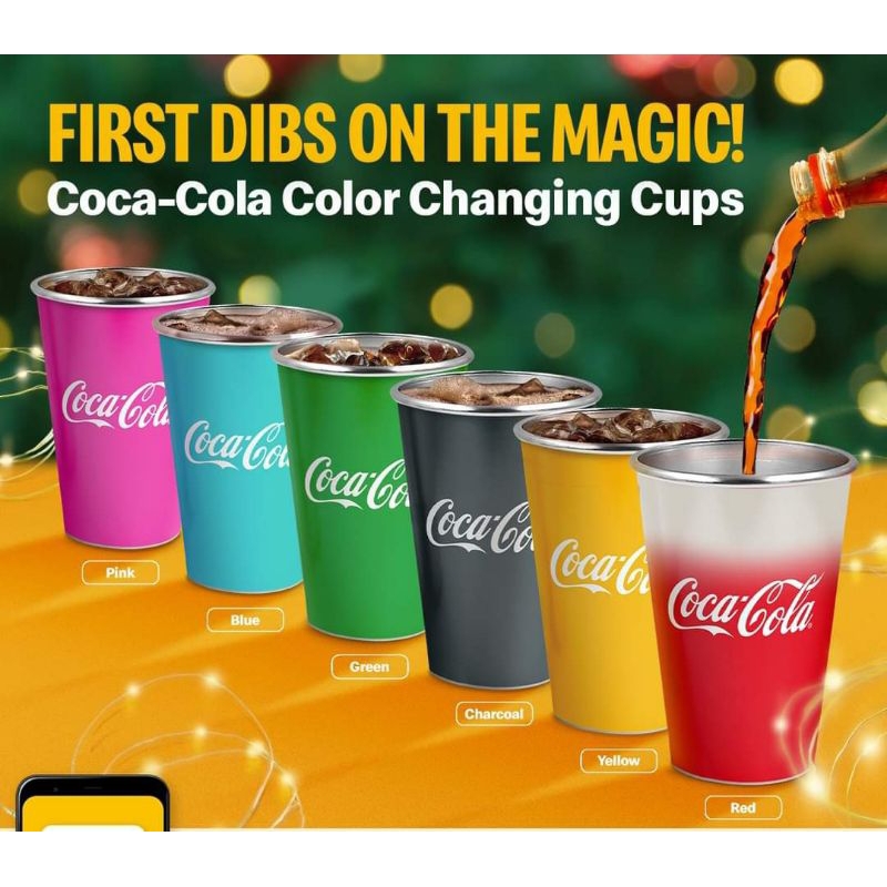 McDonald's COLOR CHANGING CUPS COMPLETE SET (6pcs) Shopee Philippines