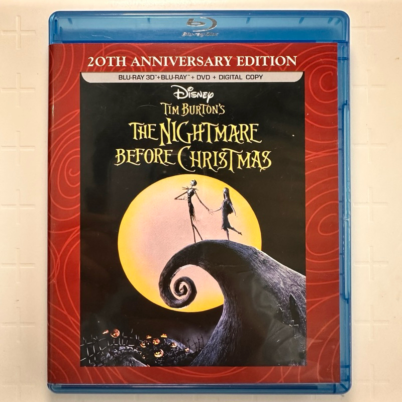 The Nightmare Before Christmas 3D Bluray (20th Anniversary Edition