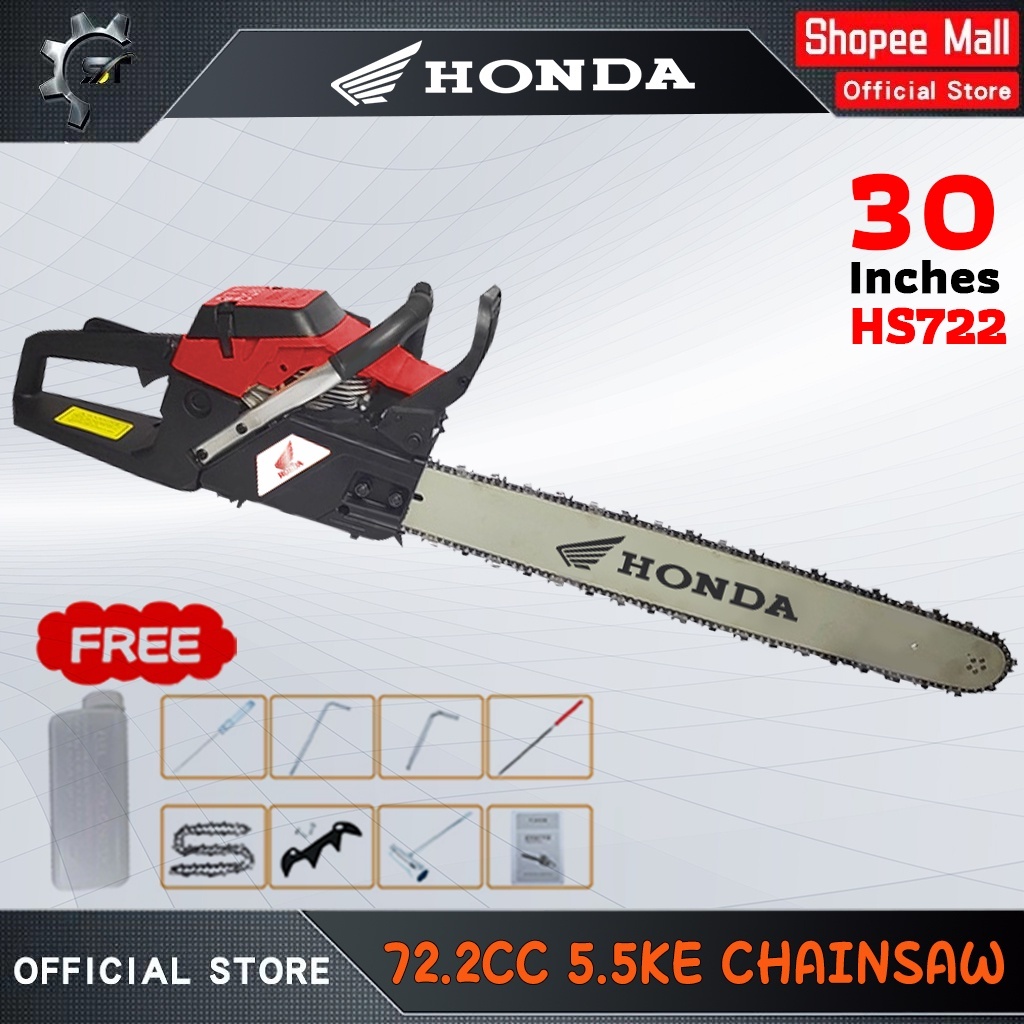 HONDA 30 Inch HS722 Profession Chainsaw Gasoline 72cc 5.5kw High Power