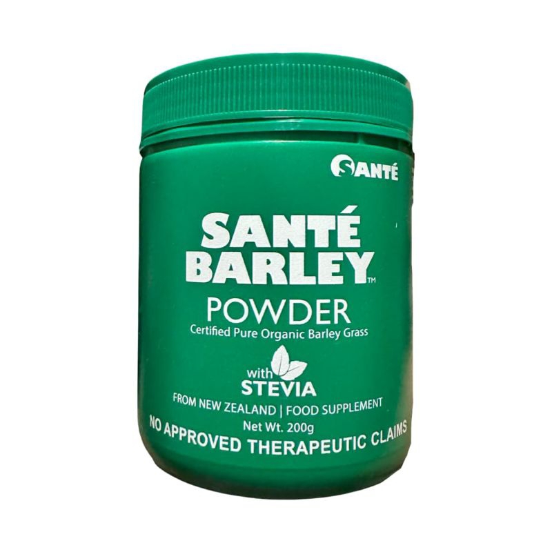 100 LEGIT AND SEALED Sante Barley Powder with Stevia Canister (200g