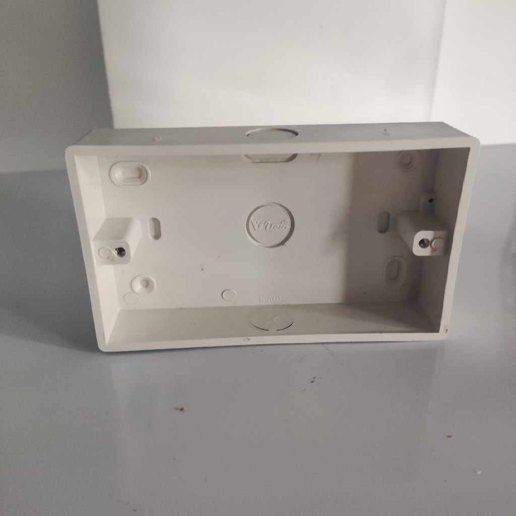 Veto 1 and 2 Gang Switch Box Size 3"x3"/3"x6" PVC Electrical Boxes