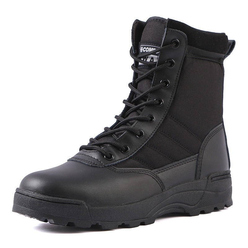 【Ready Stock】Mens Boots Waterproof Hiking Boots High-top Safety Boots ...