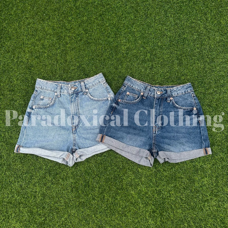 H&m white shorts online