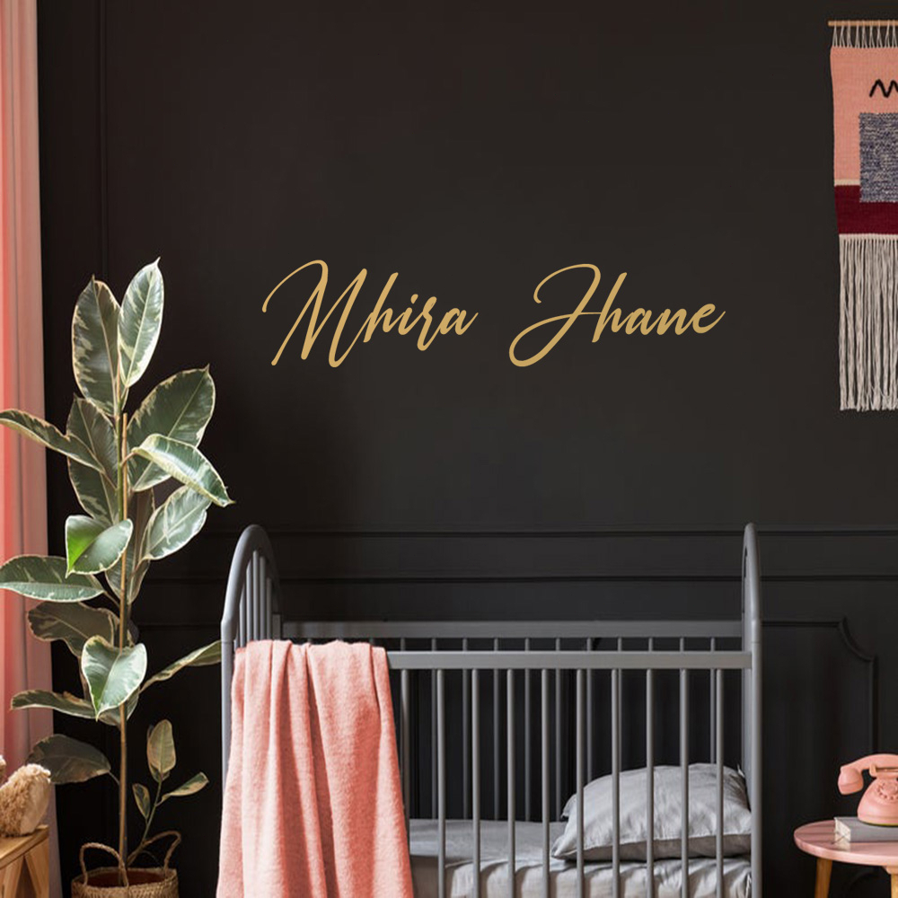 Personalized Custom Name Wall Sticker For Nursery Kids Room Decoration ...