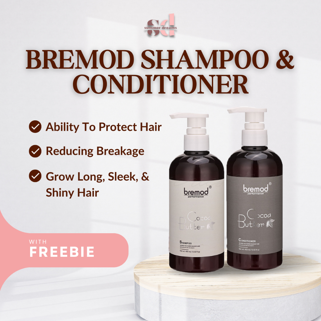 BREMOD Premium Hair Conditioner Shampoo Scalp Clean Moisturizing And
