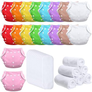 4-6mo+ Medium Cotton Plastic Panty Diaper Cover Infant Baby