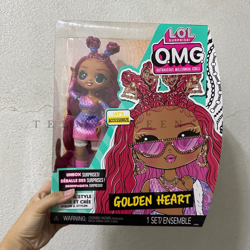 LOL Surprise! OMG Golden Heart Fashion Doll with Multiple Surprises and  Fabulous Accessories – Great Gift for Kids Ages 4+