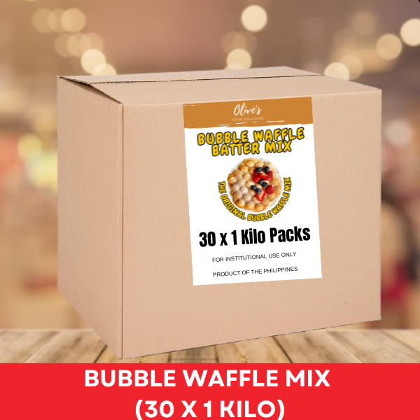 Bubble Waffle Mix (30 x 1 Kilo Packs) Shopee Philippines
