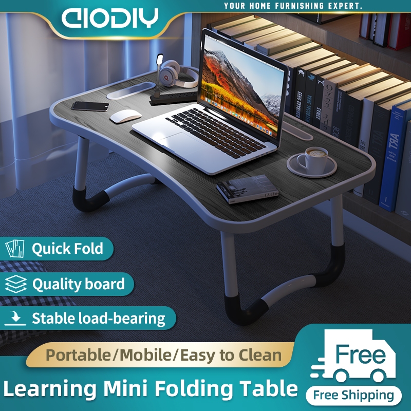 AIODIY Mini Table Home Learning Folding Table Laptop Desk | Shopee ...
