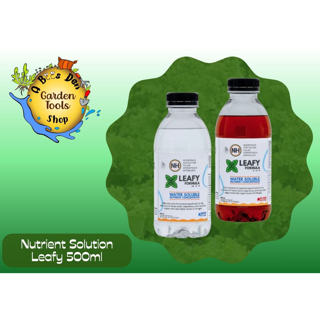 NutriHydro Nutrient Solution - Leafy| 1 Liter | 500ml | Shopee Philippines