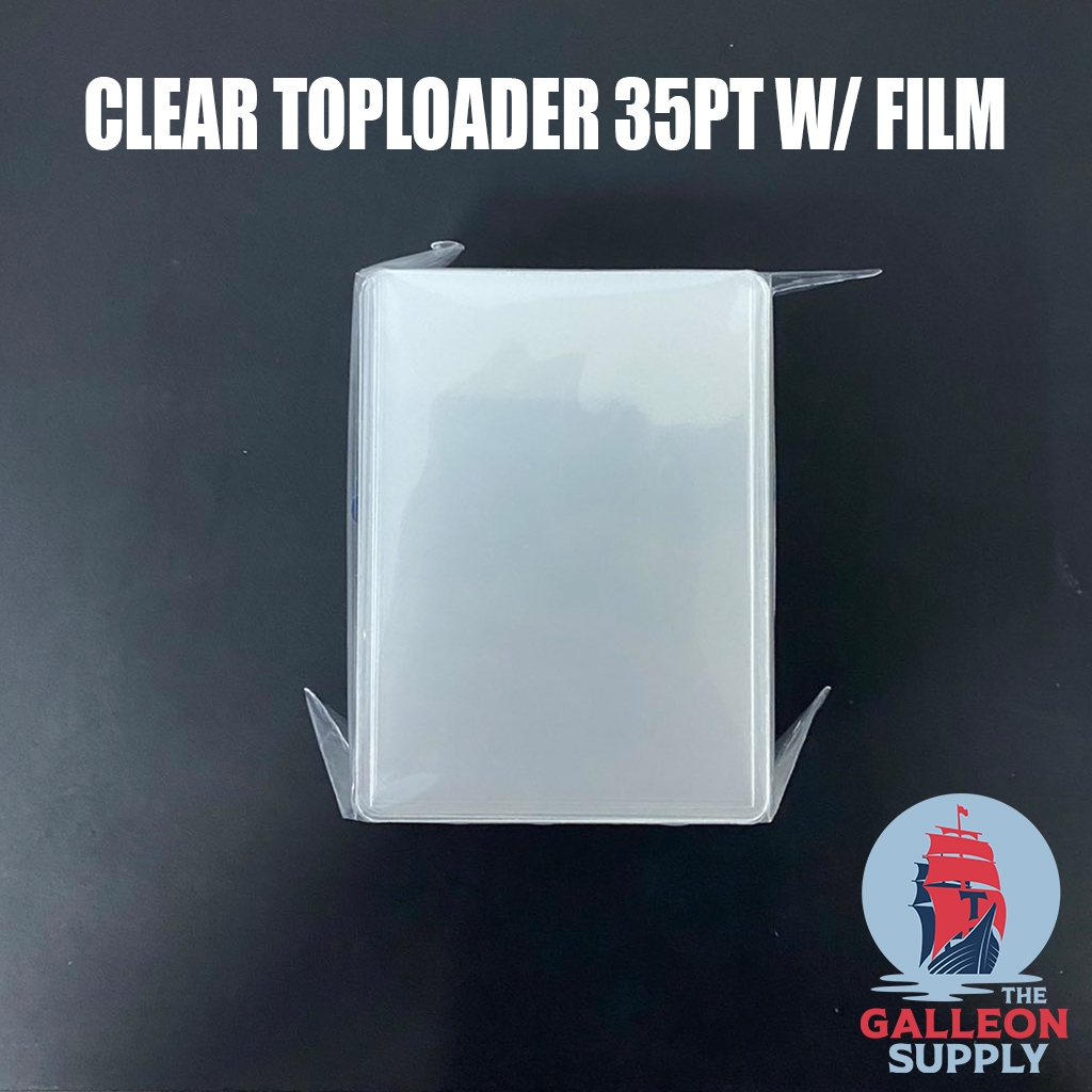 Super Clear Toploader 35PT with Film Coat 25pcs per pack | Shopee ...