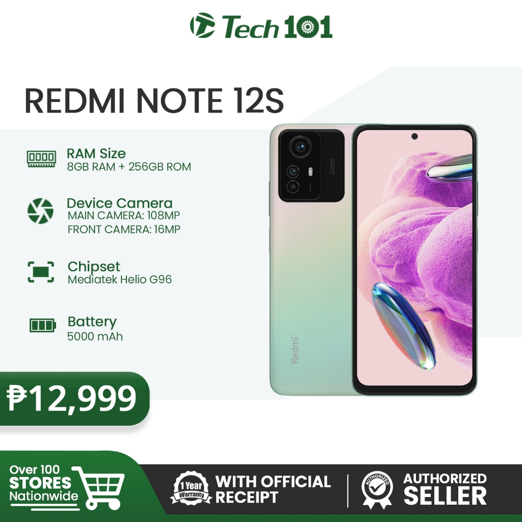 Redmi Note 12S launched in PH: 6.43-inch 90Hz AMOLED, Helio G96