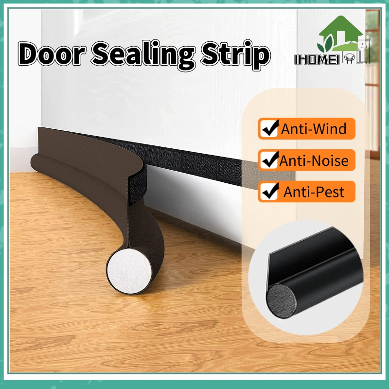 Door Sealing Strip Bottom Soundproof Door Draft Strip Stopper | Shopee ...