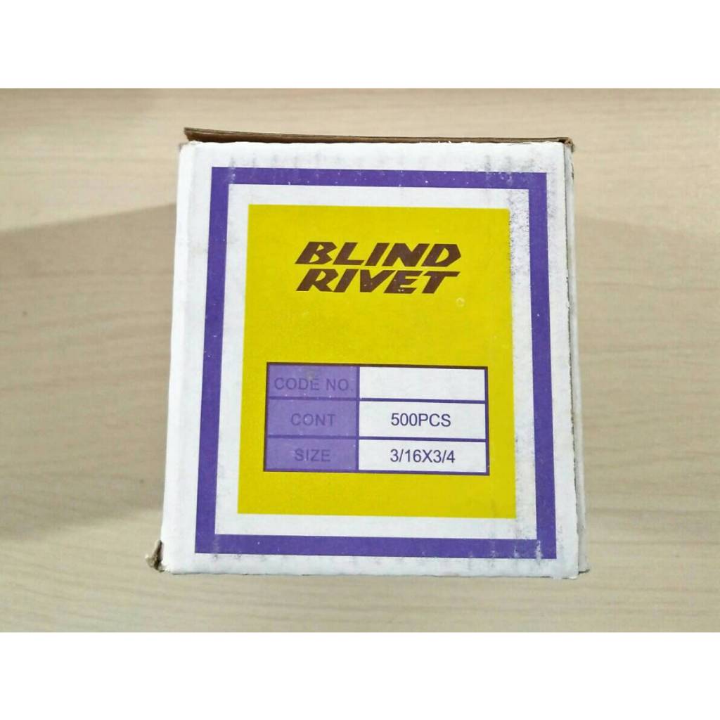 HEAVY DUTY BLIND RIVET (SOLD PER BOX) | Shopee Philippines