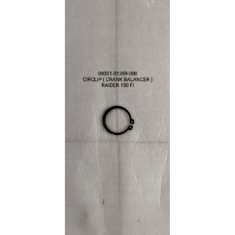 SGP CIRCLIP (CRANK BALANCER) FOR RAIDER 150 FI | Shopee Philippines