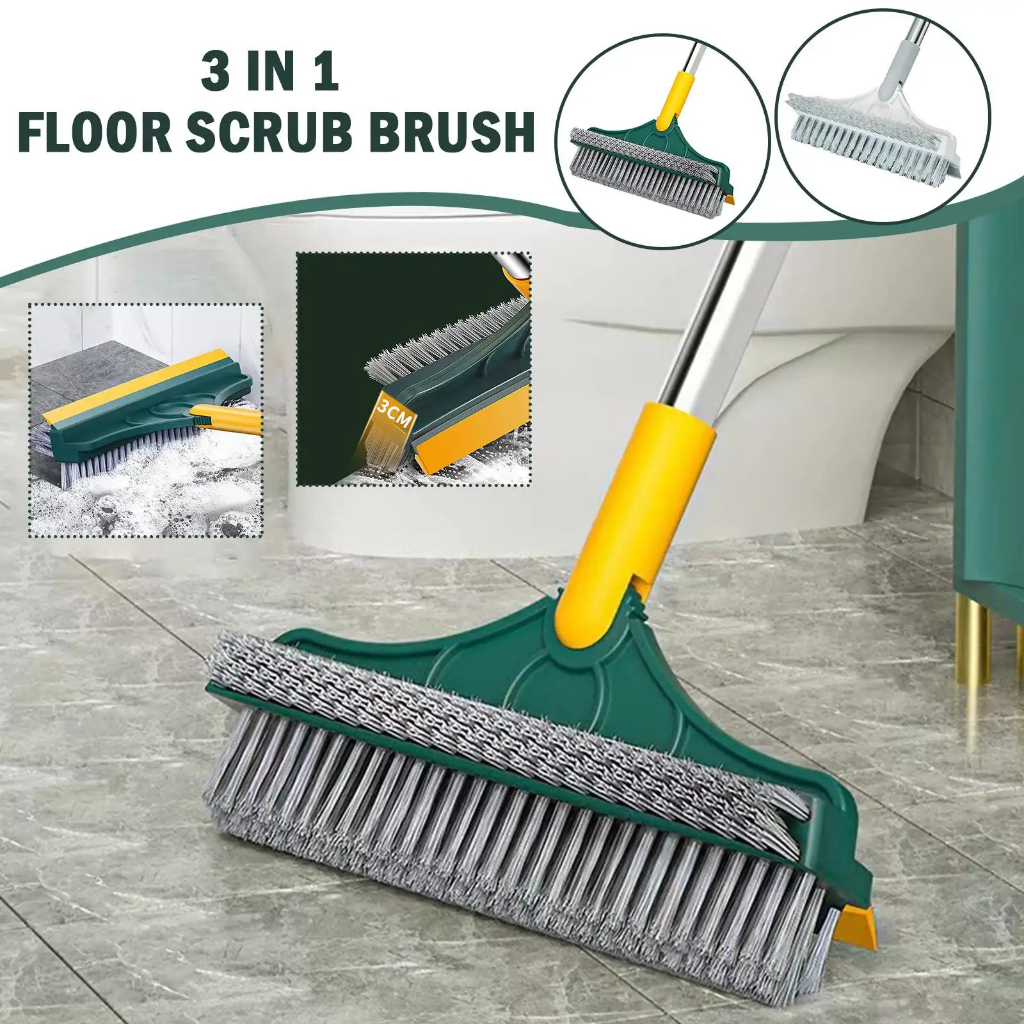 3 in1 Rotating Cleaning Brush Scrub Brushes Long Handle for Washing ...