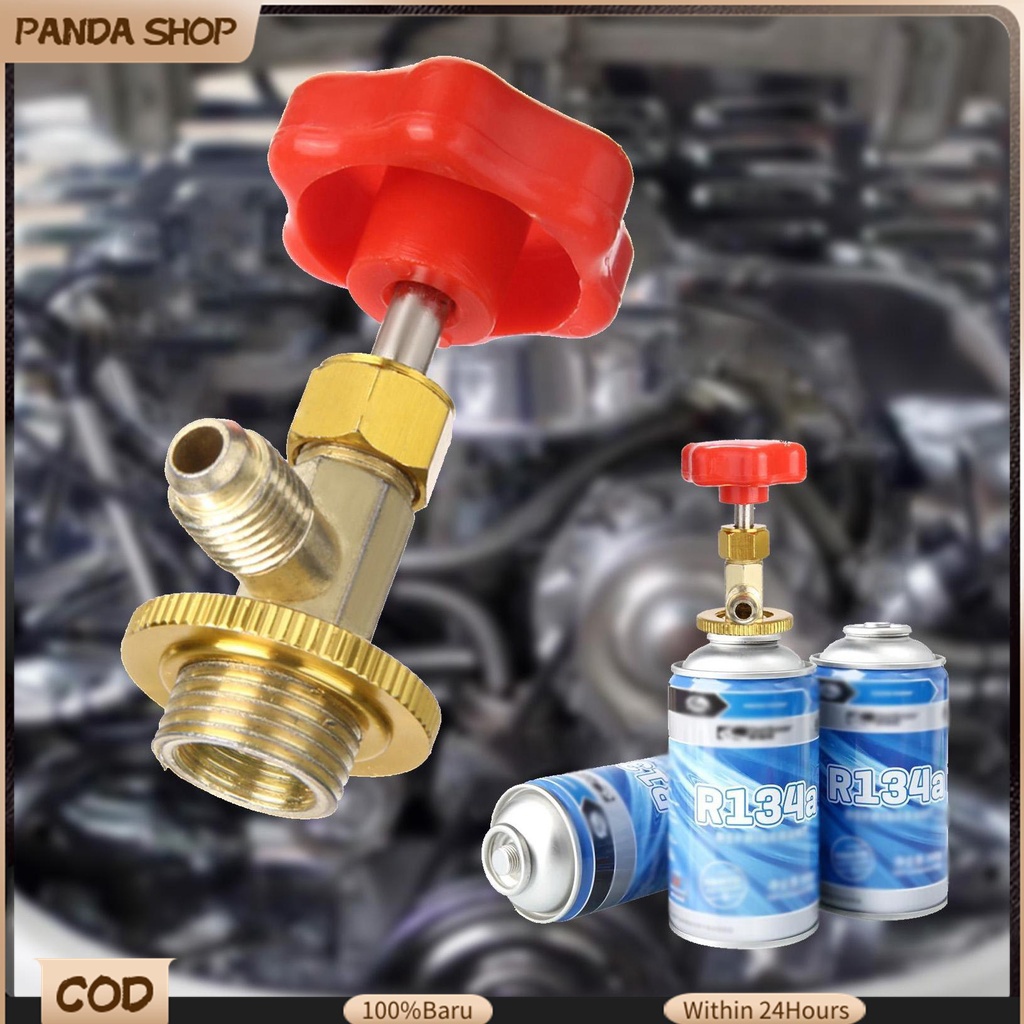 R134A Can Tap Valve AC Refrigerant Bottle Opener Brass Dispenser Valve ...