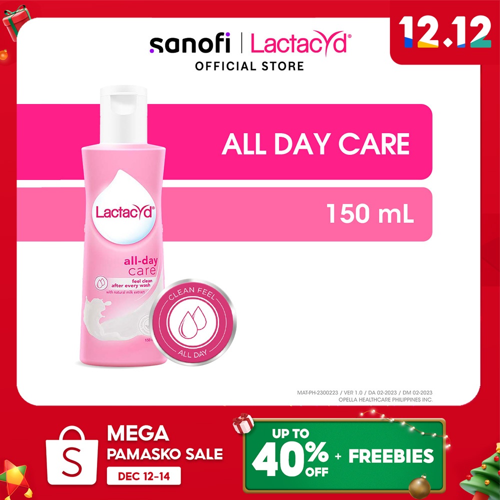 Lactacyd Feminine Wash All Day Care 150ML Shopee Philippines