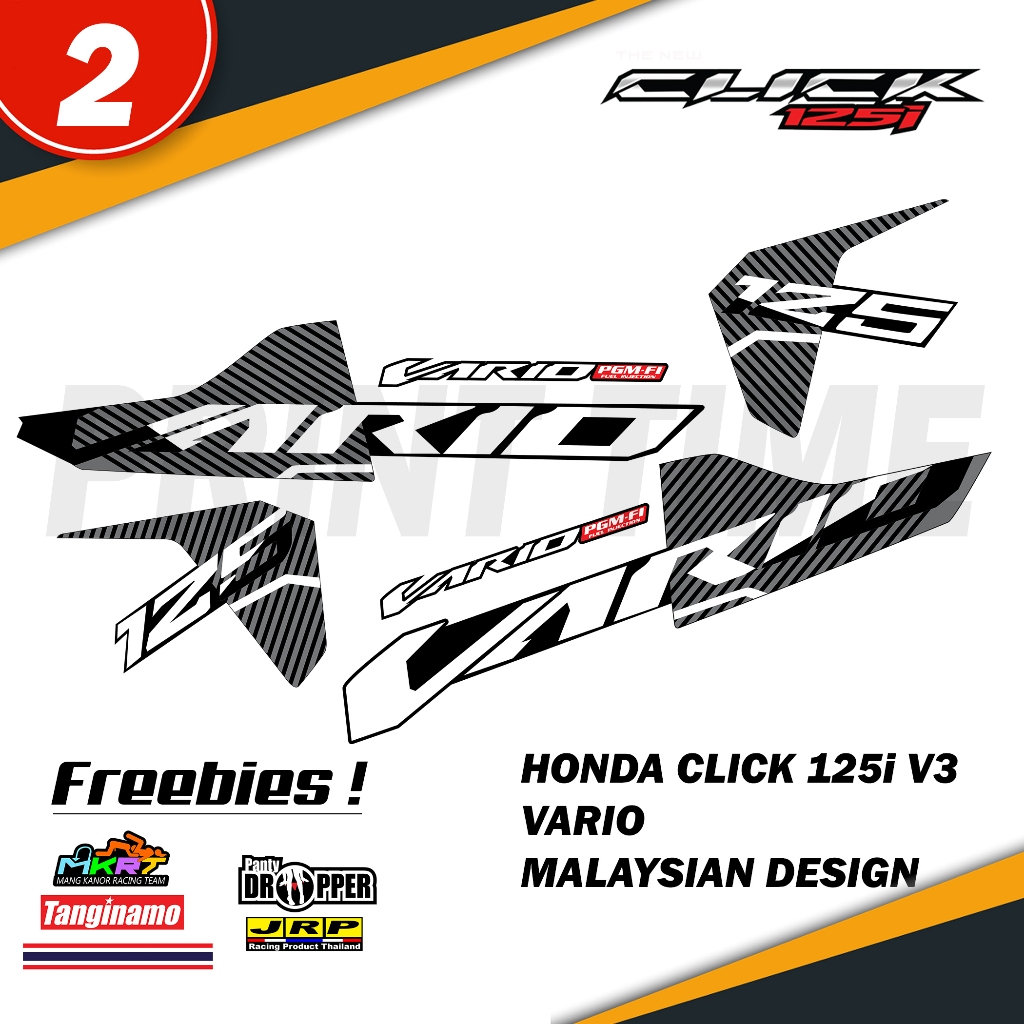 Honda Click 125i V3 Vario New Decals Sticker Shopee Philippines