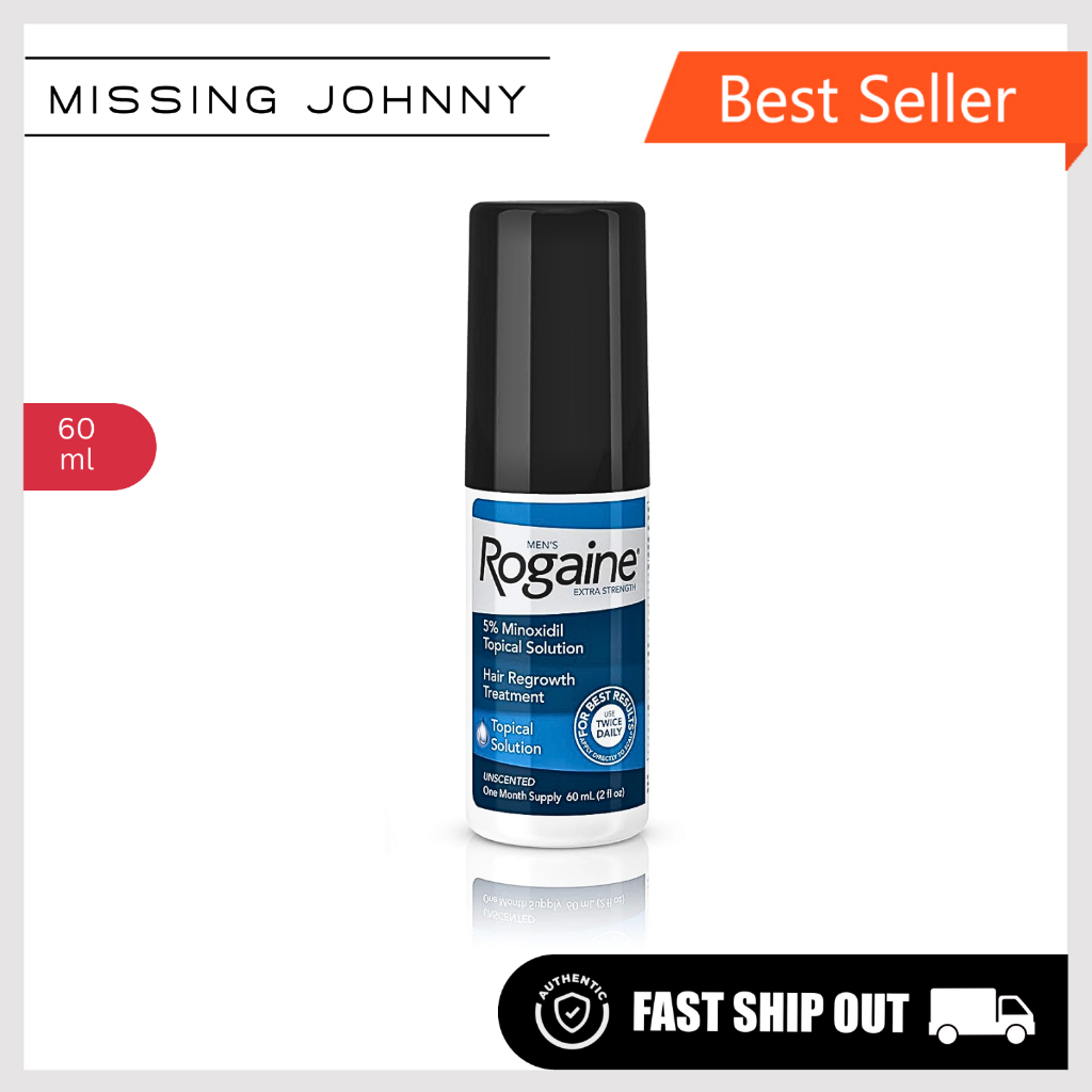 Rogaine Men Extra Strength 5 Minoxidil Topical Solution 1 Month