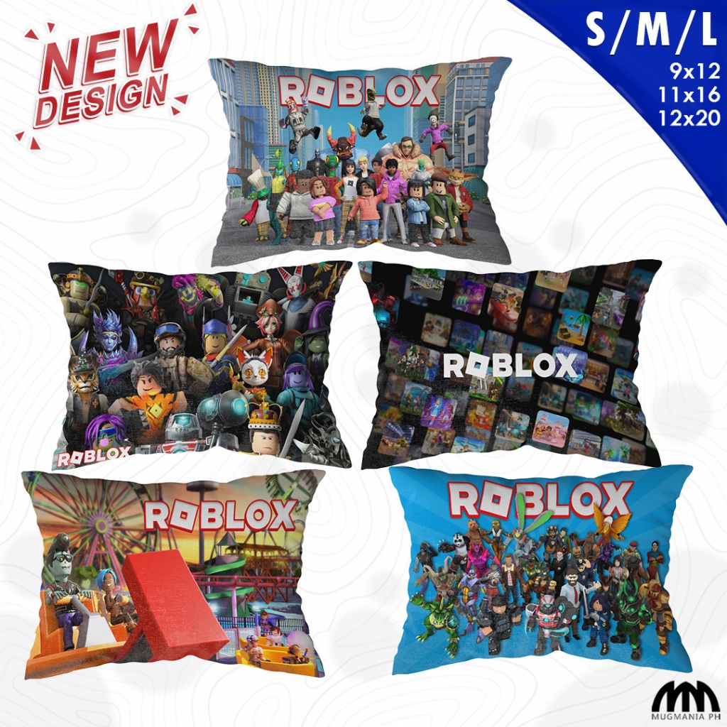 Roblox Pillows Mugmania Roblox Characters Pillows V1 (Available in