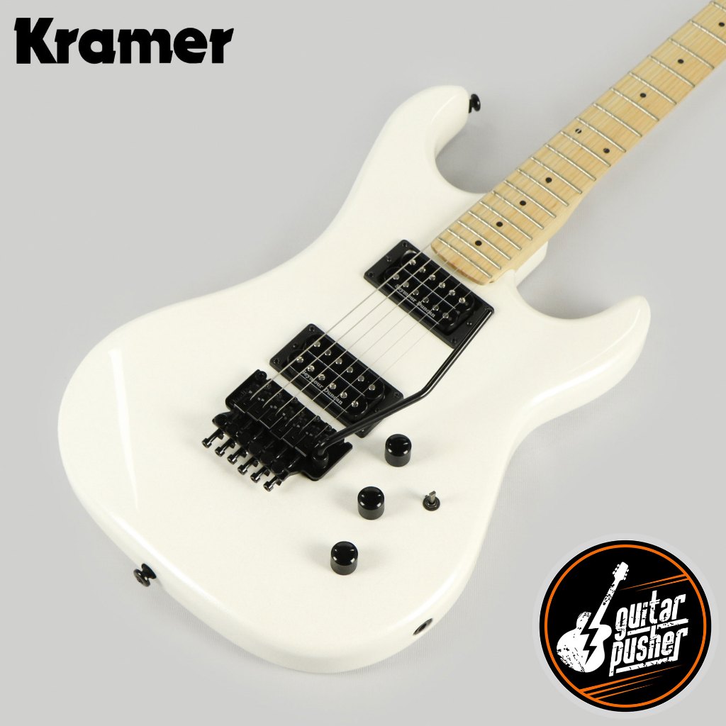 Kramer Pacer Vintage Electric Guitar (Pearl White, Orange Tiger) | Shopee  Philippines