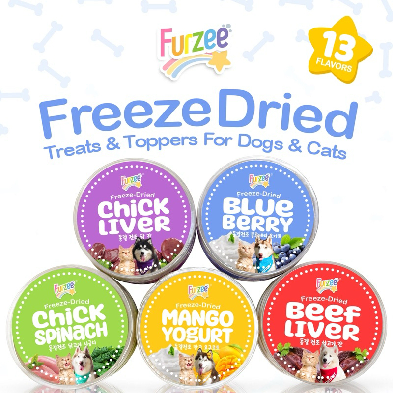 Furzee FreezeDried Treats & Food Toppers for Dogs and Cats Shopee