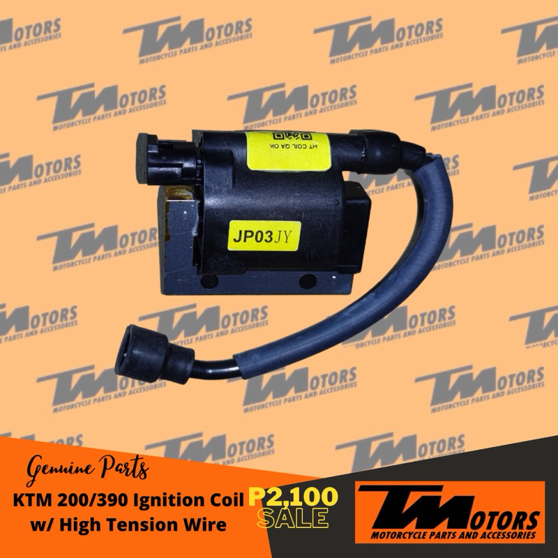 Genuine KTM 200/390 Ignition Coil with high tension wire Shopee