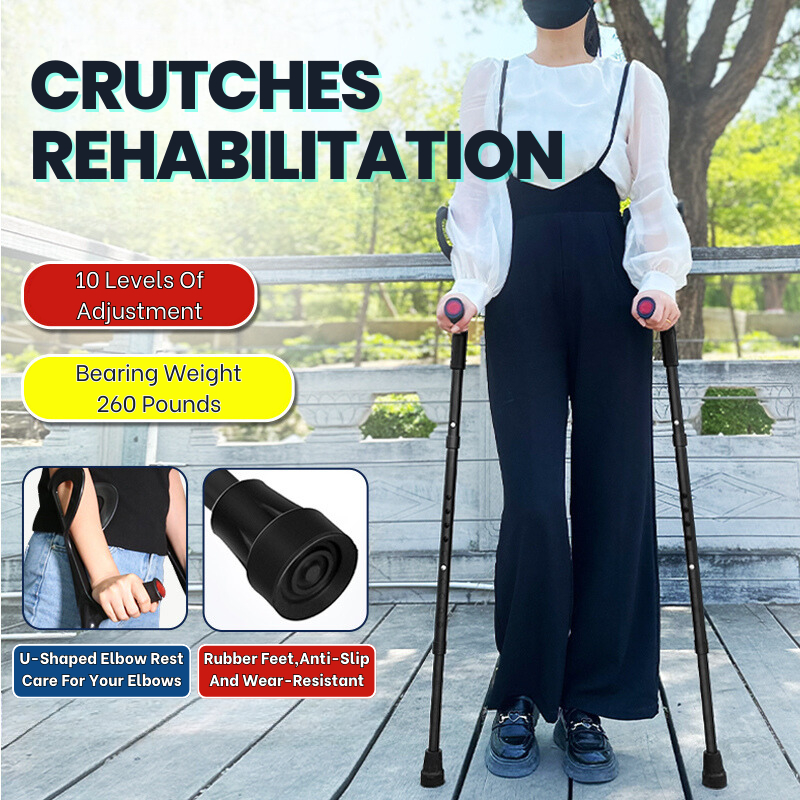 Crutches For The Elderly Mobility Support Crutches For Patients Provide