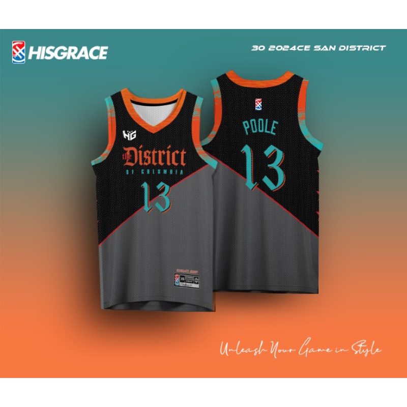 30 2024ce San District Hg Basketball Concept Jersey Tigers Full 