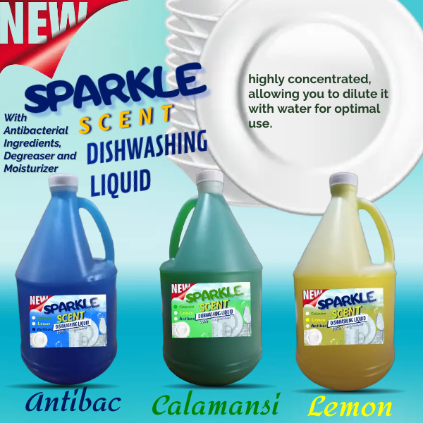Dishwashing Liquid 1Gallon With Antibacterial, Degreaser and