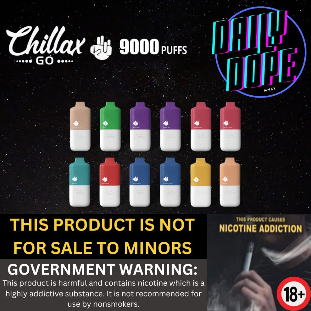 DD Main | Chillax Go 9000 Puffs Kit & Battery | Type C Charging Port ...