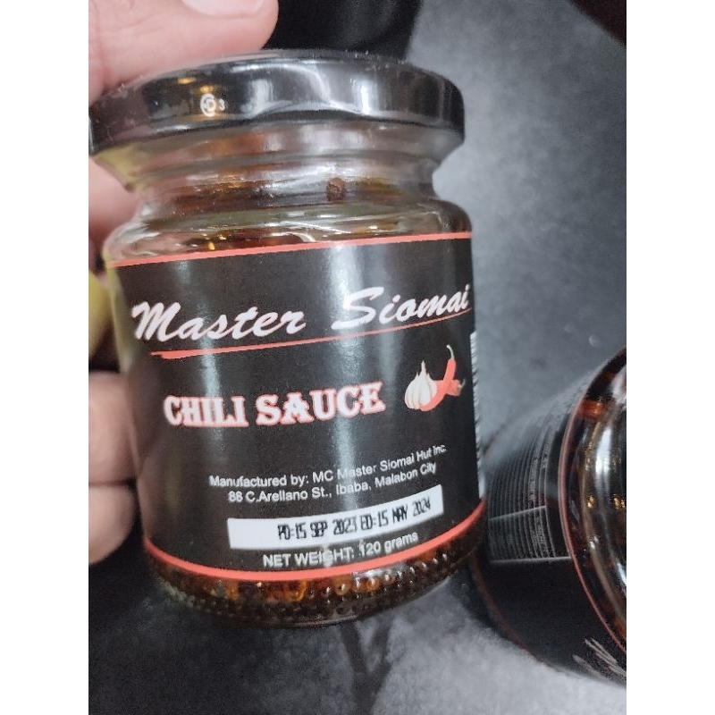 Master Siomai Authentic Chili Garlic Sauce Not So Spice!!! Shopee