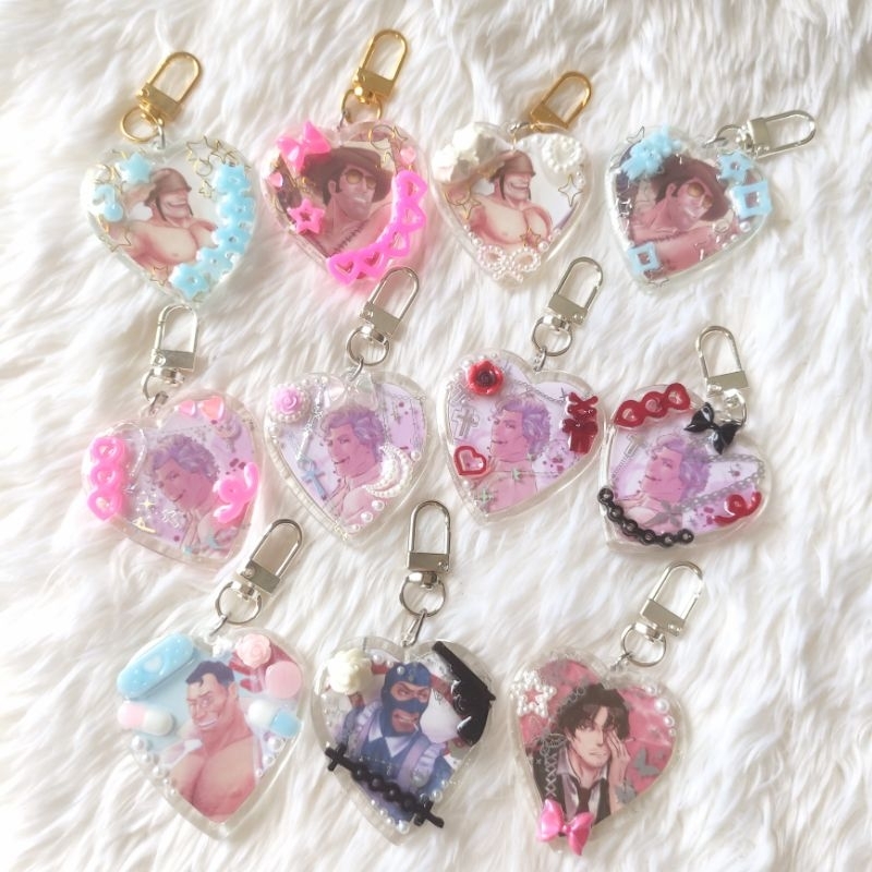 SUGARRUSHSATO Deco Heart Photo Window Keychains Shopee Philippines