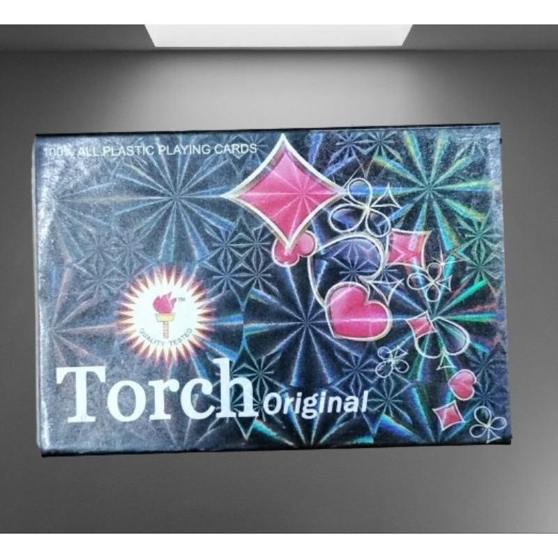 playing cards/baraha TORCH plastic sold per pcs makapal | Shopee ...