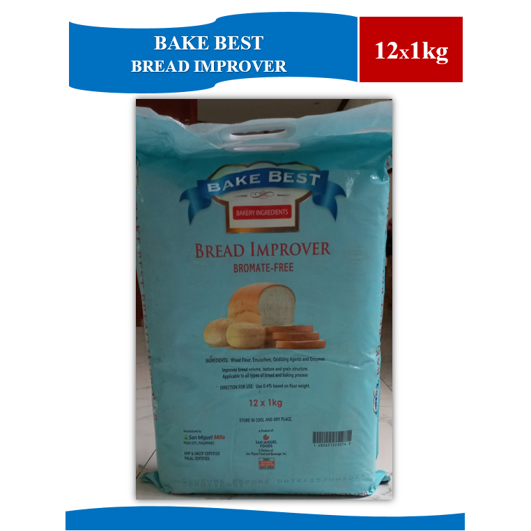 BAKE BEST BREAD IMPROVER 1 BAG (12X1KG) | Shopee Philippines