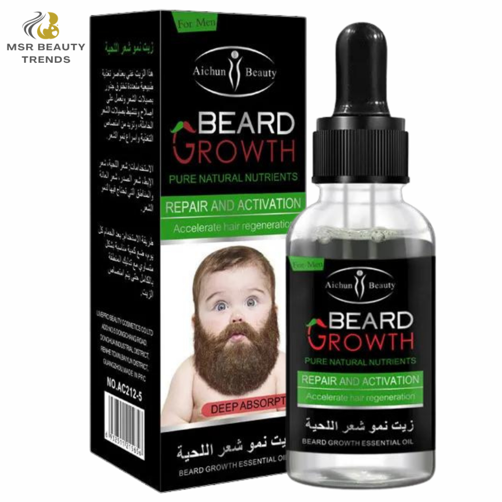 Beard Growth Oil Premium Organic Pampatubo Ng Balbas Original Mustache