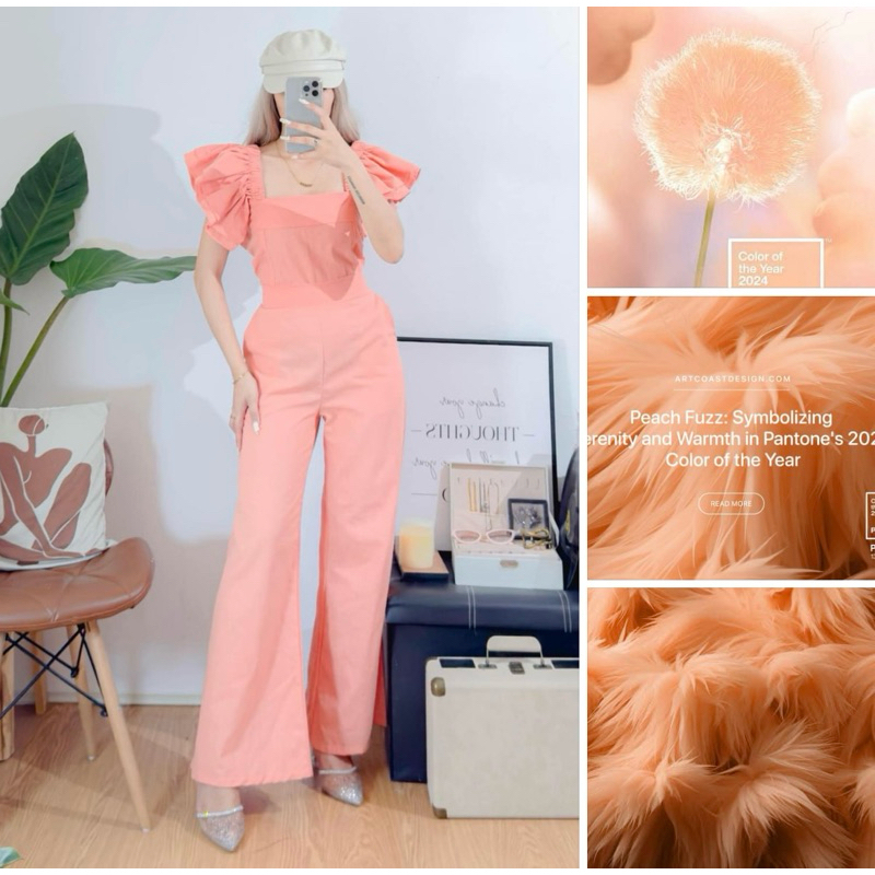 Priya Terno Available in PEACH FUZZ COLOR OF THE YEAR and Other Colors ...