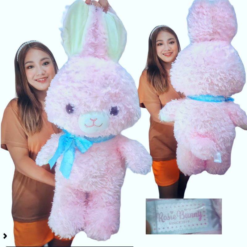 84cm amuse rosie bunny pink rabbit stuffedtoys | Shopee Philippines