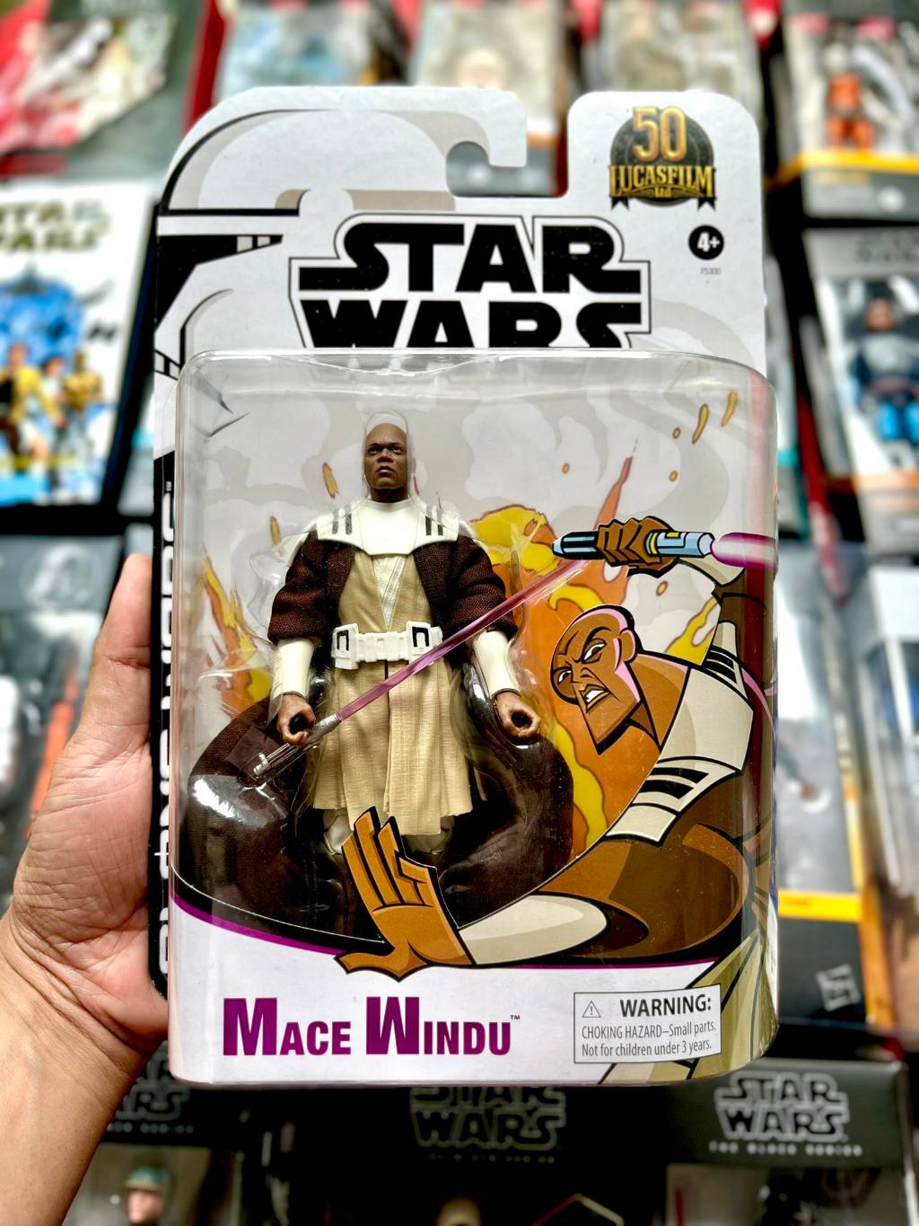 Star Wars Black Series Clone Wars General Mace Windu (SEALED) | Shopee ...