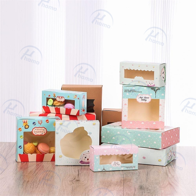 Cake Box Packaging Baking Packaging Box Christmas Gift Box Cupcakes
