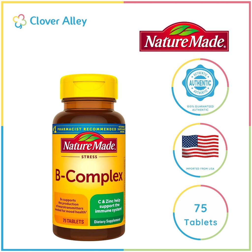 Nature Made Stress B Complex with Vitamin C and Zinc, 75 pc (12/2024